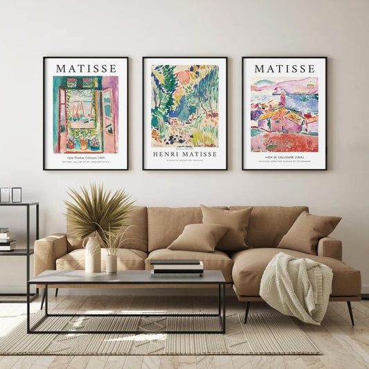 Henri Matisse Poster 3er-Set a128