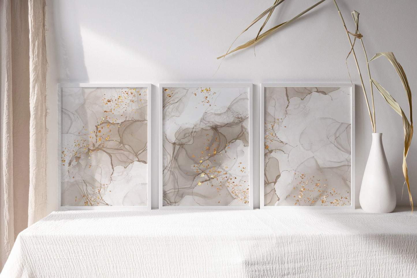 3-er Set Marmor Poster b106