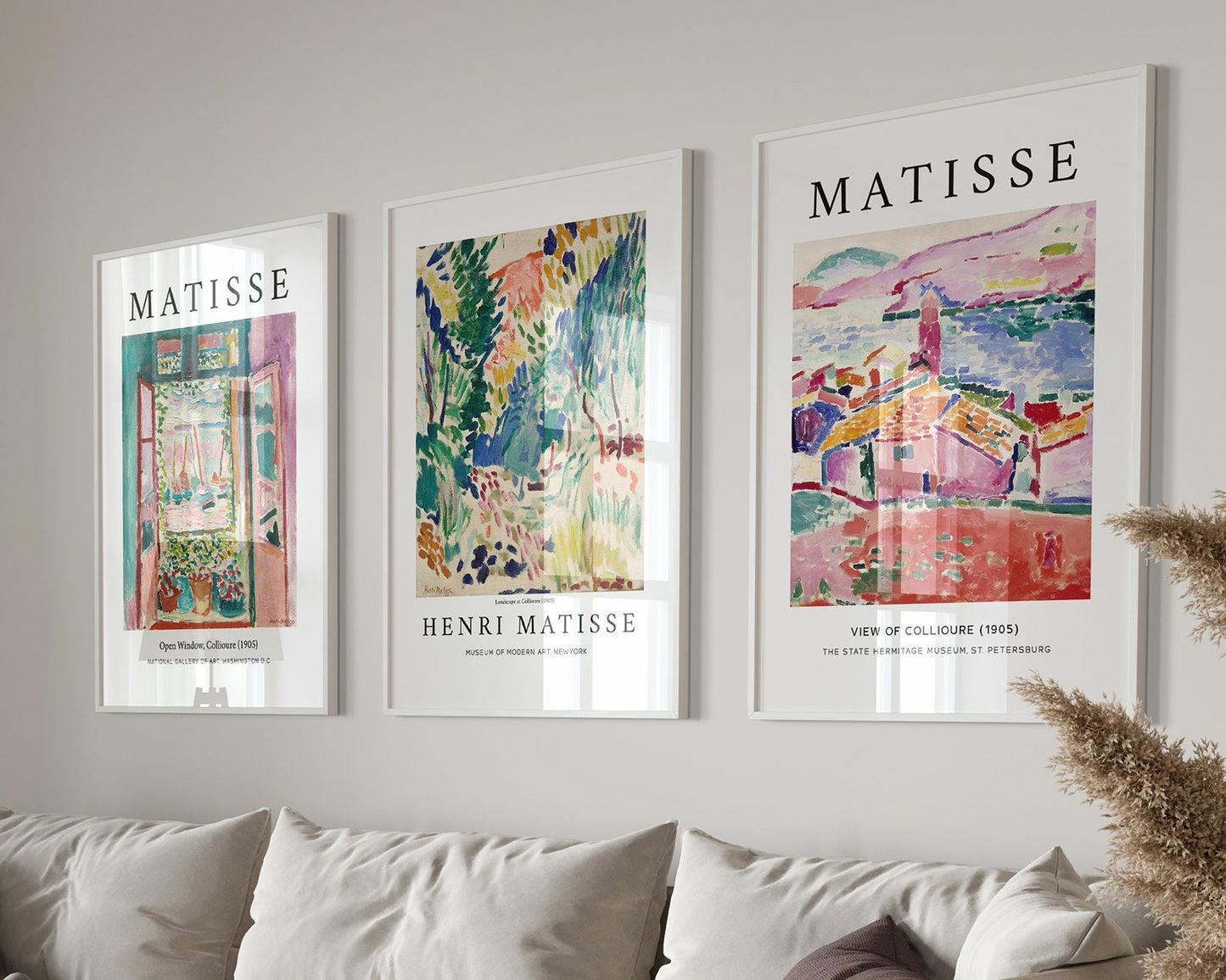 Henri Matisse Poster 3er-Set a128