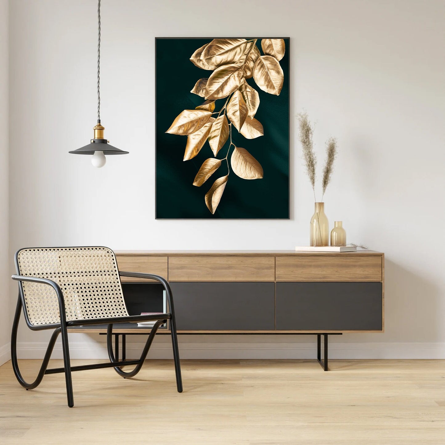 3er-Set Goldene Blätter k111