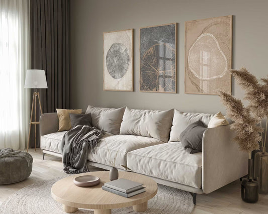 3er-Set Baumringe b161