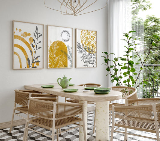 3er-Set Poster Boho b222