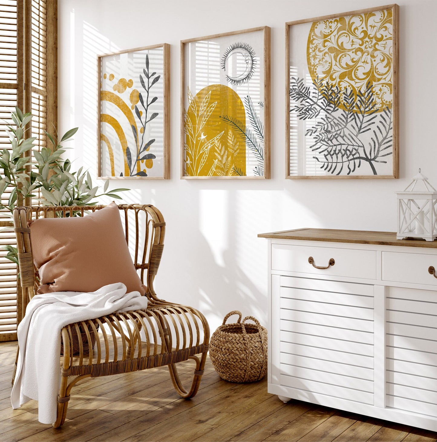 3er-Set Poster Boho b222