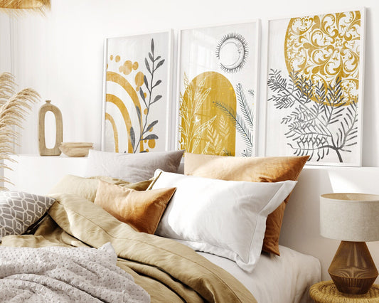 3er-Set Poster Boho b222