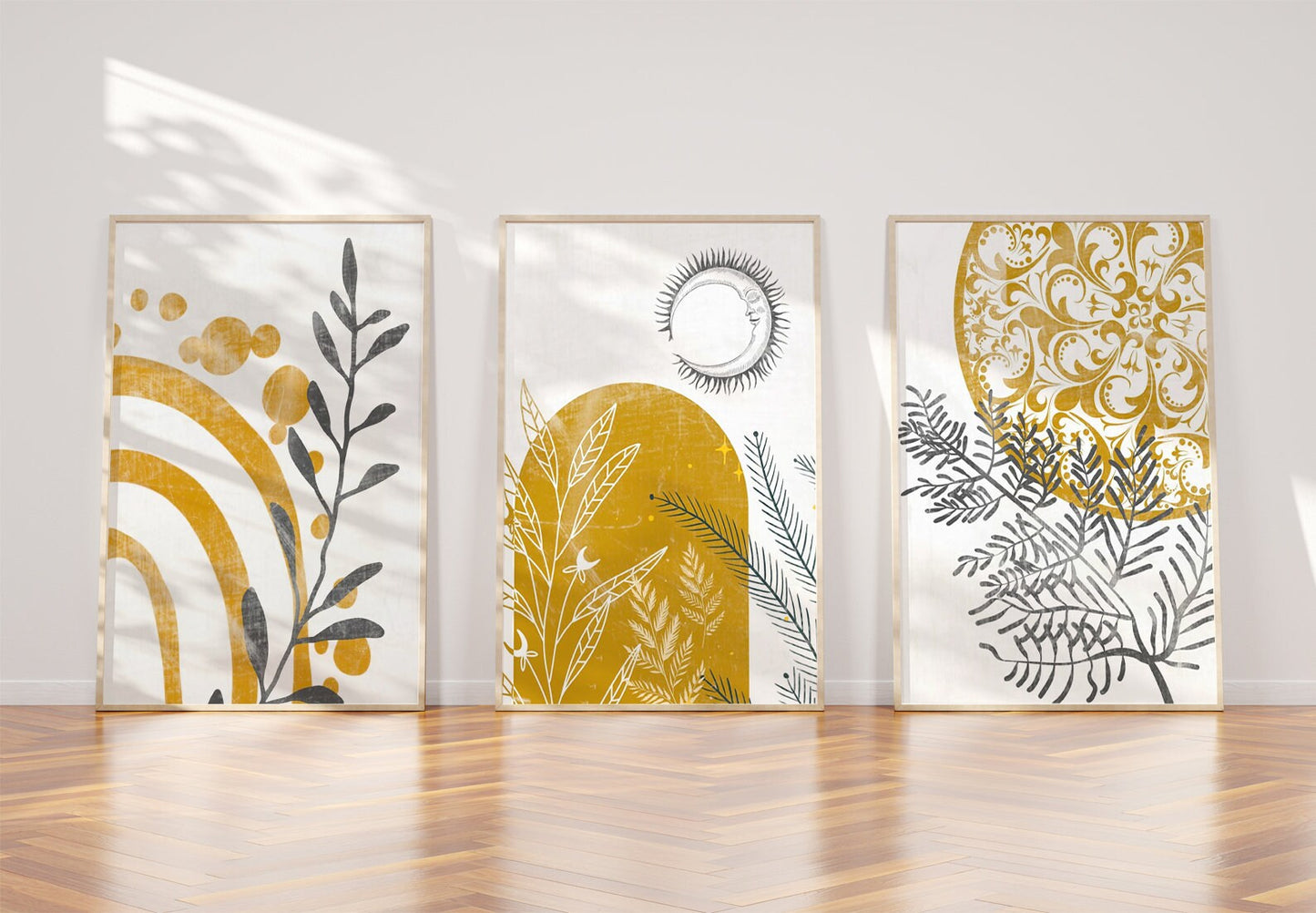 3er-Set Poster Boho b222