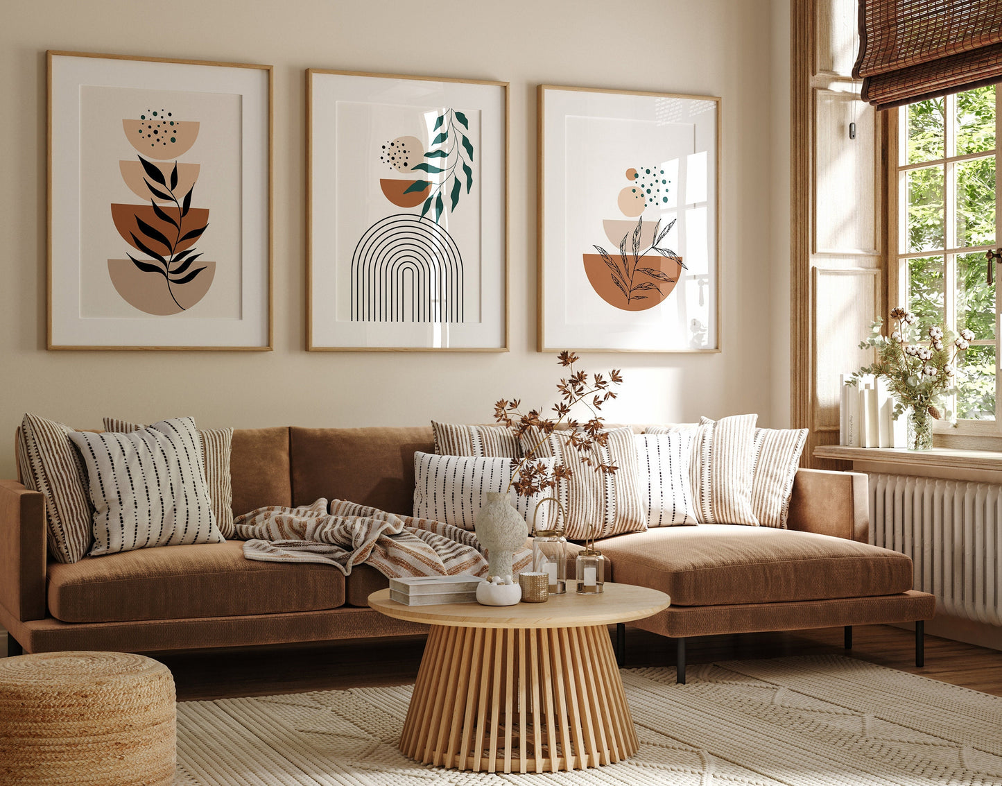 3er Set Boho Abstrakt m03-1