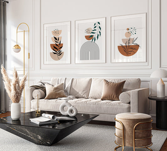 3er Set Boho Abstrakt m03-1