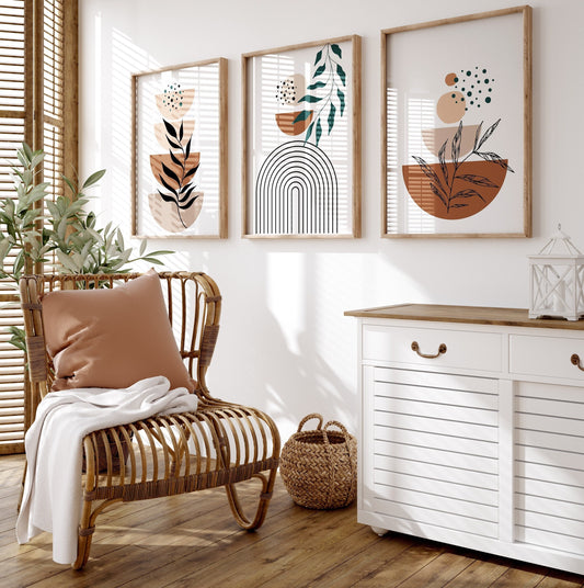 3er Set Boho Abstrakt m03-1