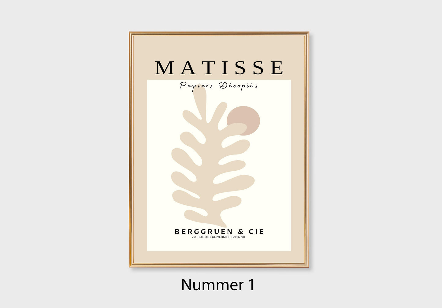 3er-Set Galerie Poster  m07-1 klm